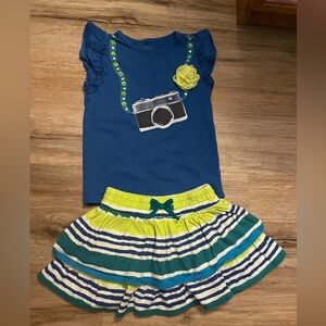 Blue “Cheese!” Outfit 2T
